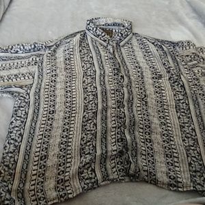 Extra large button down